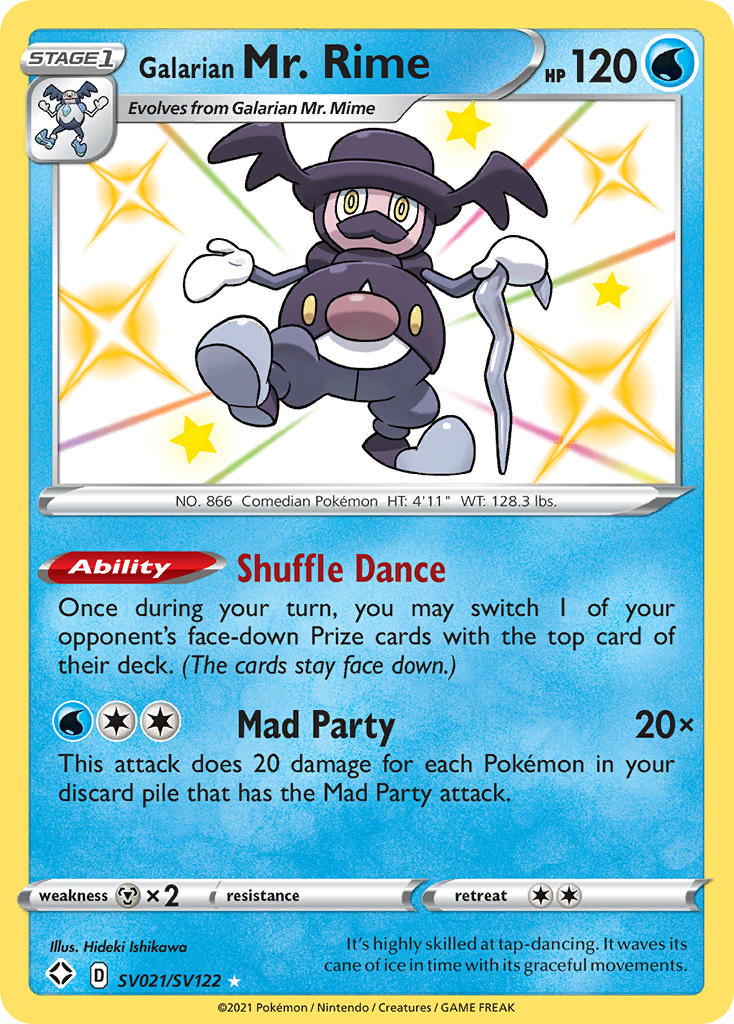 Galarian Mr. Rime Shining Fates SET-SV021