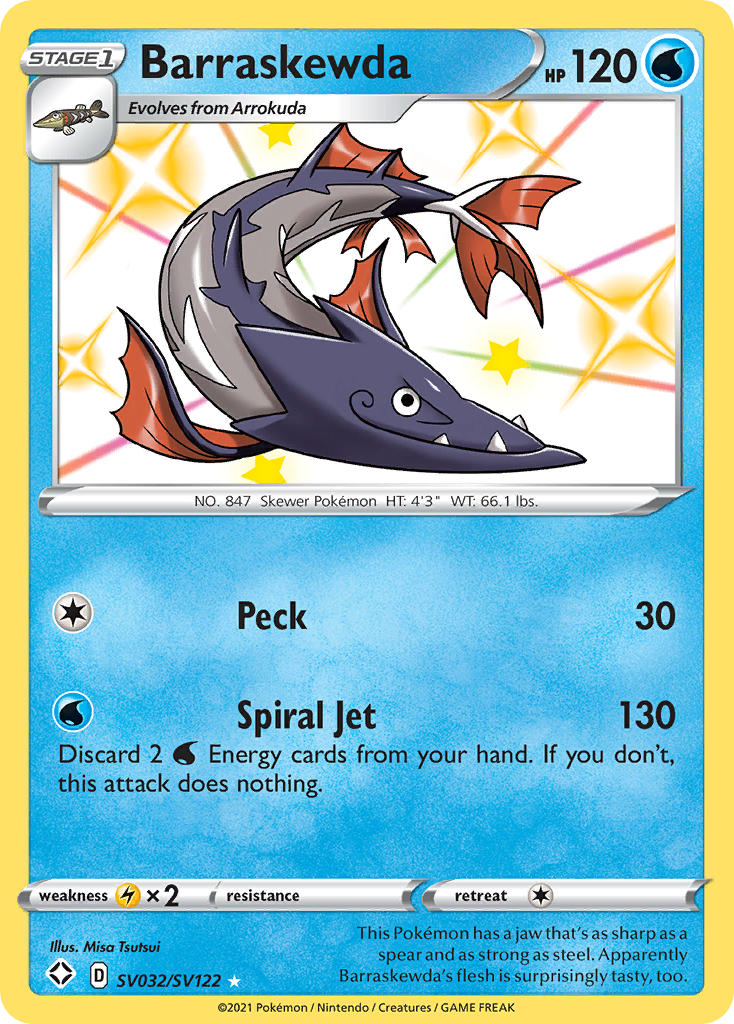 Barraskewda Shining Fates SET-SV032