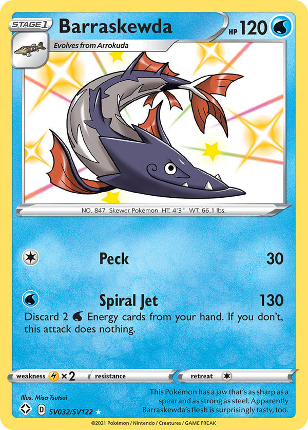 Barraskewda Shining Fates SET-SV032