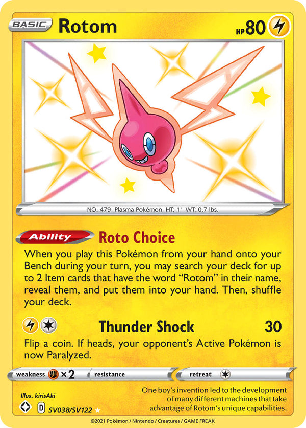 Rotom Shining Fates SET-SV038