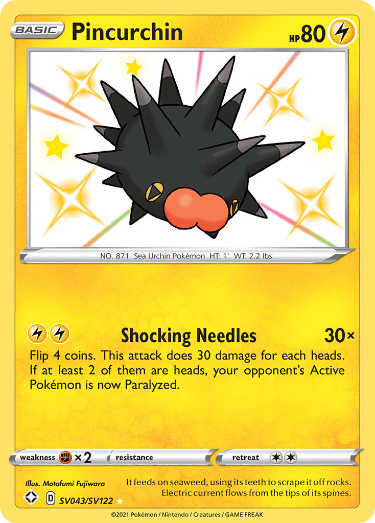 Pincurchin Shining Fates SET-SV043