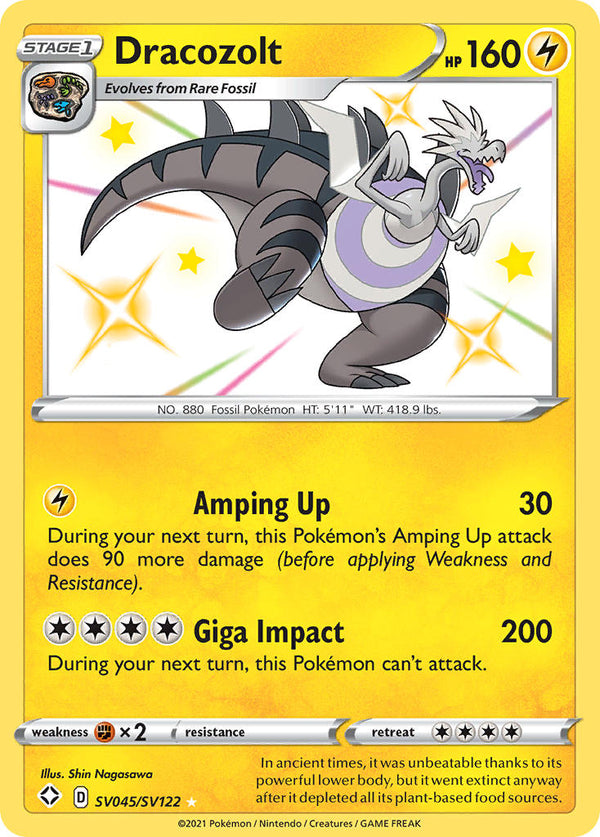 Dracozolt Shining Fates SET-SV045