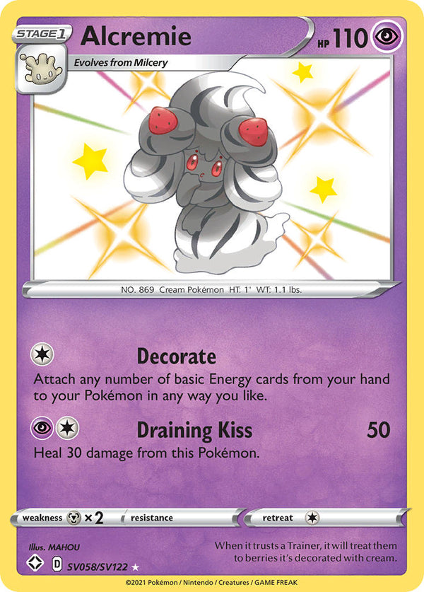 Alcremie Shining Fates SET-SV058