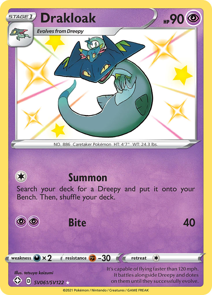 Drakloak Shining Fates SET-SV061