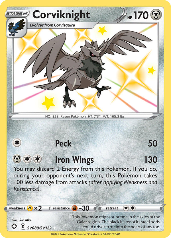 Corviknight Shining Fates SET-SV089