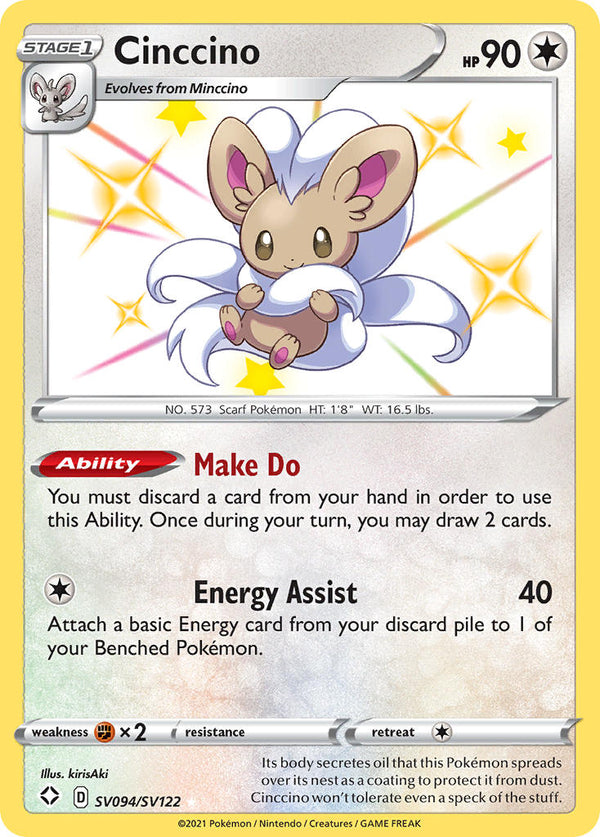 Cinccino Shining Fates SET-SV094