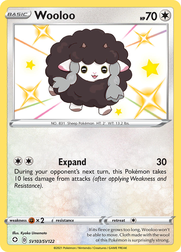 Wooloo Shining Fates SET-SV103