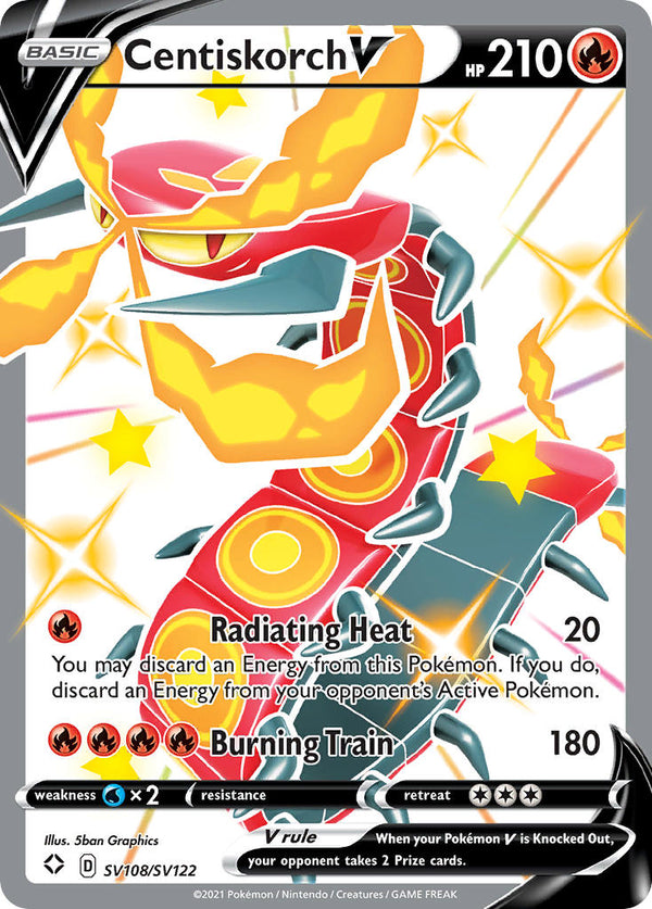 Centiskorch V Shining Fates SET-SV108