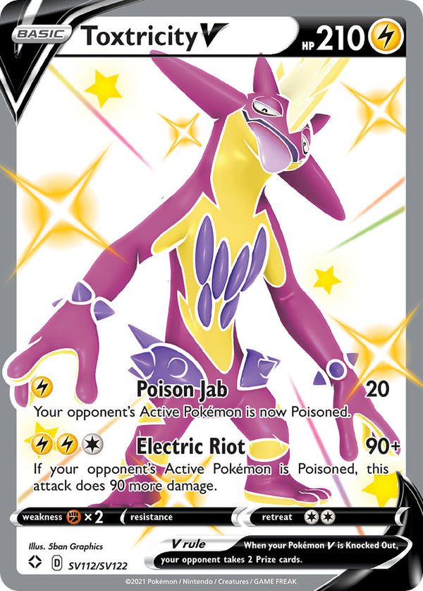 Toxtricity V Shining Fates SET-SV112
