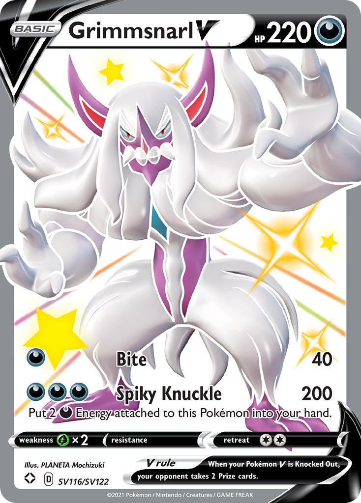 Grimmsnarl V Shining Fates SET-SV116