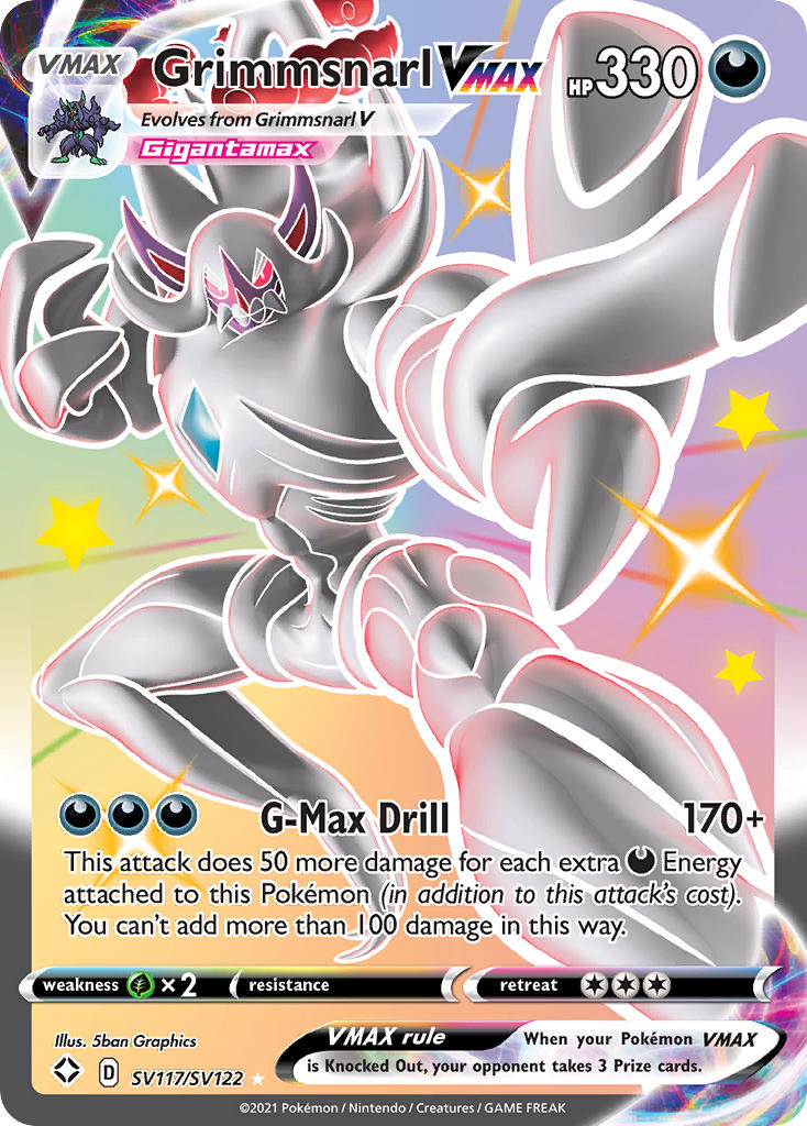 Grimmsnarl VMAX Shining Fates SET-SV117