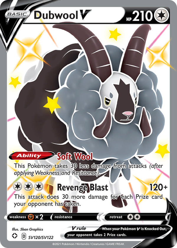 Dubwool V Shining Fates SET-SV120