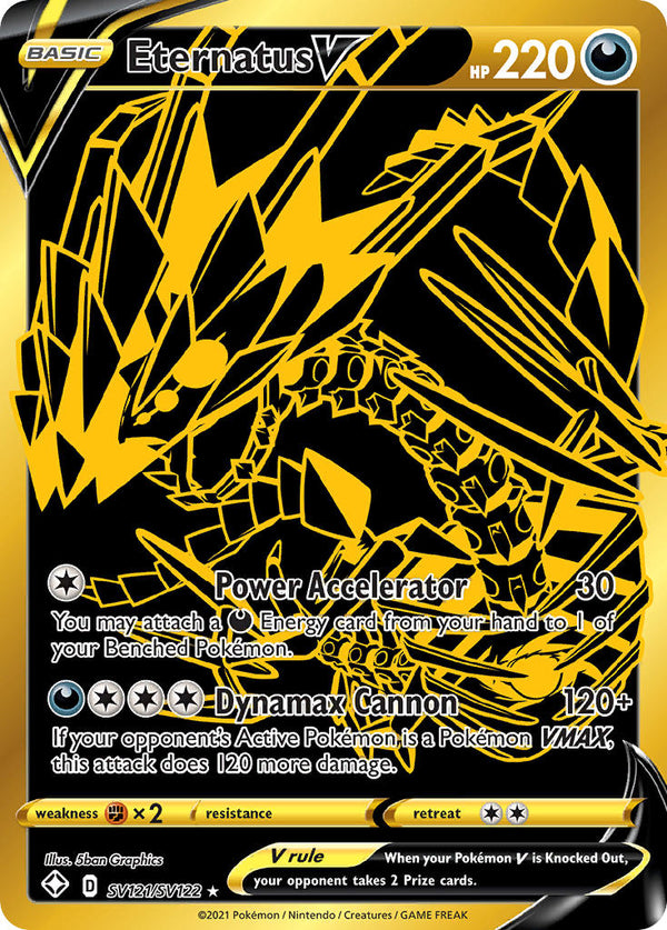 Eternatus V Shining Fates SET-SV121
