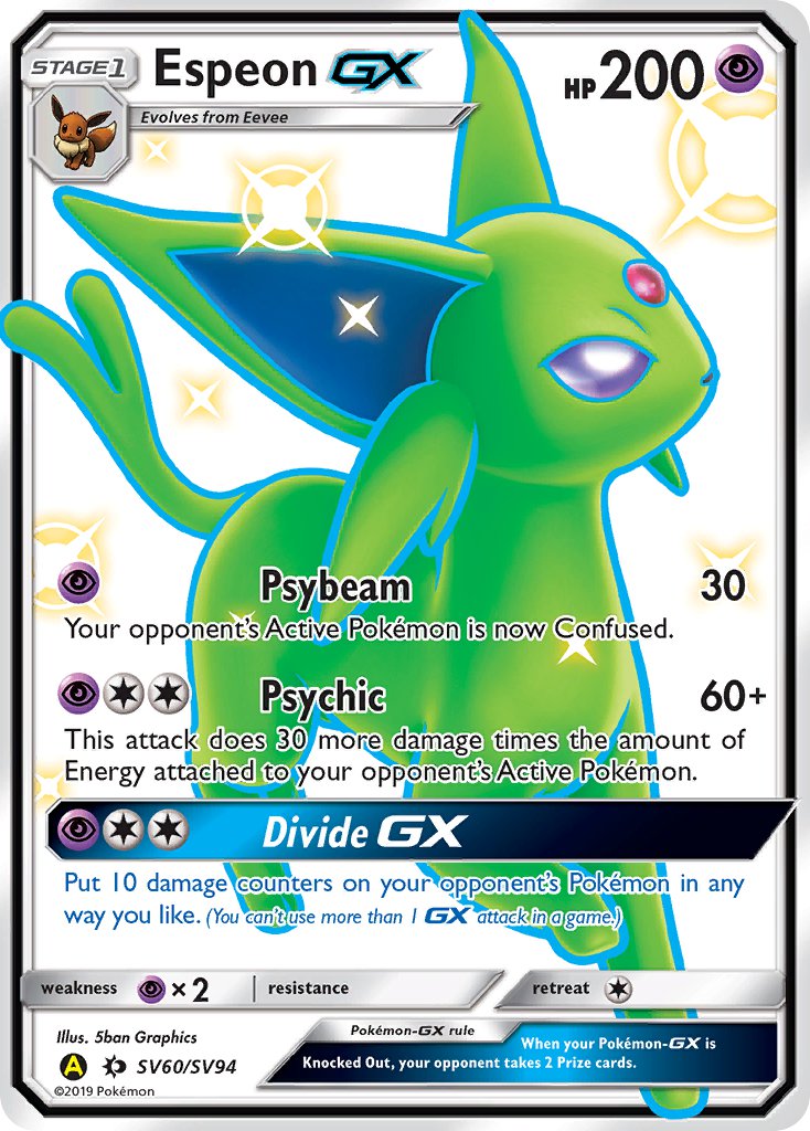 Espeon-GX Sun & Moon SET-SV60