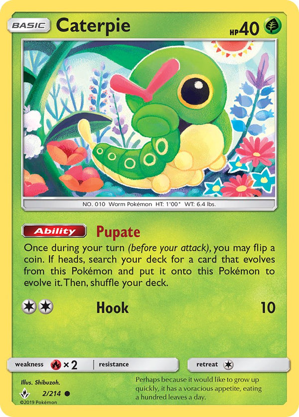 Caterpie Unbroken Bonds SET-2