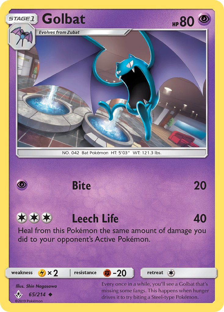 Golbat Unbroken Bonds SET-65
