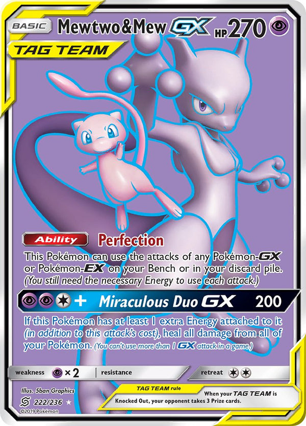 Mewtwo & Mew-GX Unified Minds SET-222