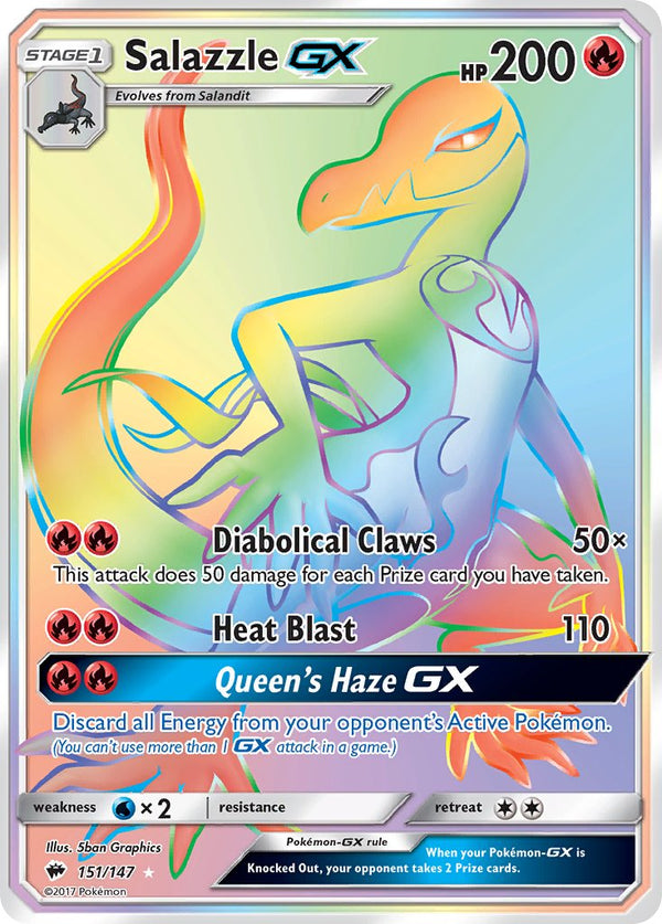 Salazzle-GX Burning Shadows SET-151