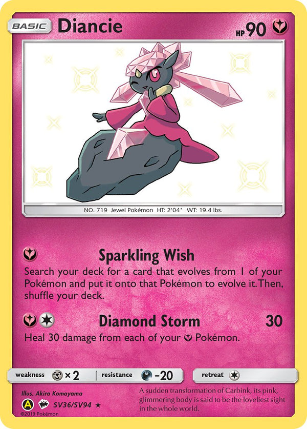 Diancie Burning Shadows SET-SV36