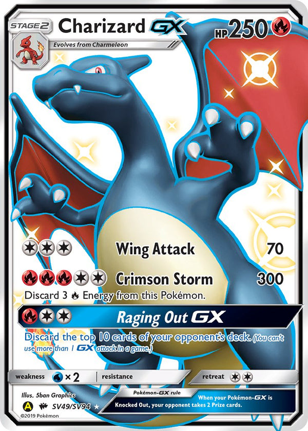 Charizard-GX Burning Shadows SET-SV49