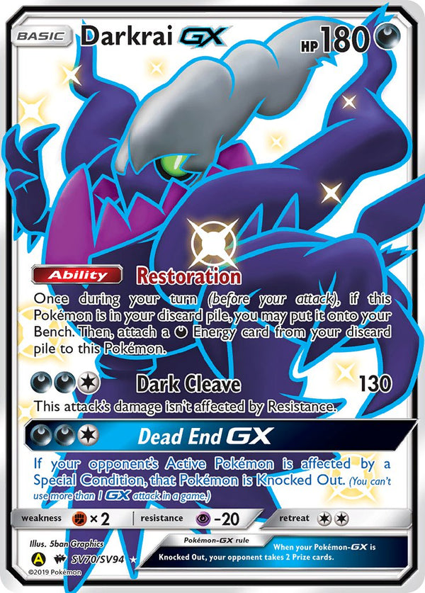 Darkrai-GX Burning Shadows SET-SV70