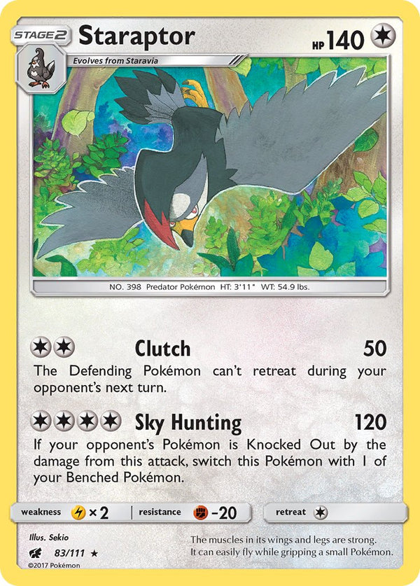 Staraptor Crimson Invasion SET-83