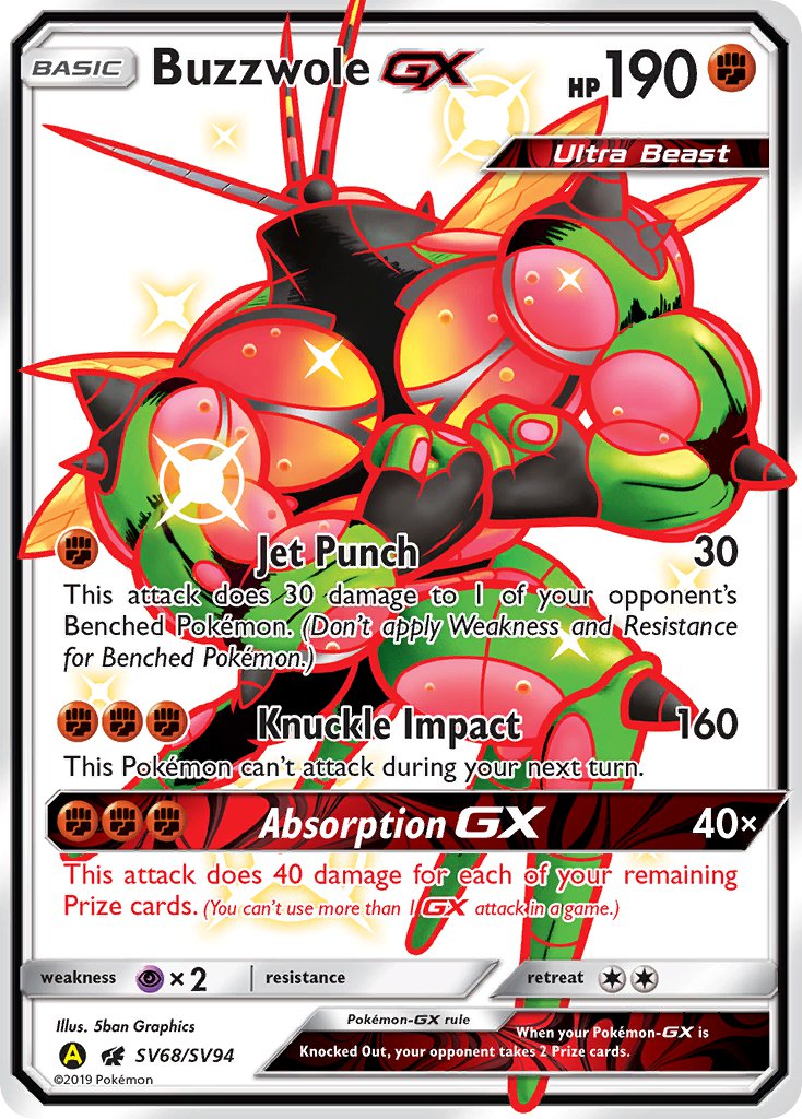 Buzzwole-GX Crimson Invasion SET-SV68