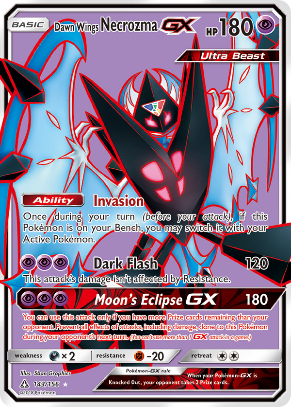 Dawn Wings Necrozma-GX Ultra Prism SET-143