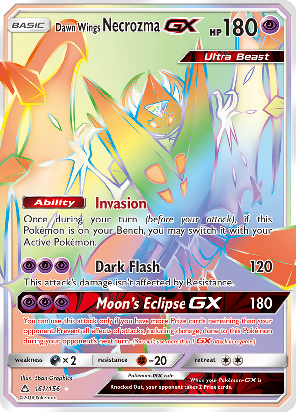 Dawn Wings Necrozma-GX Ultra Prism SET-161