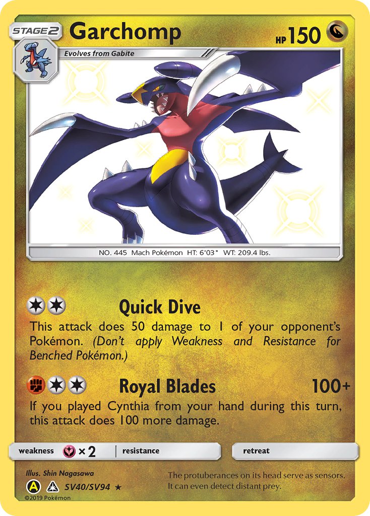 Garchomp Ultra Prism SET-SV40