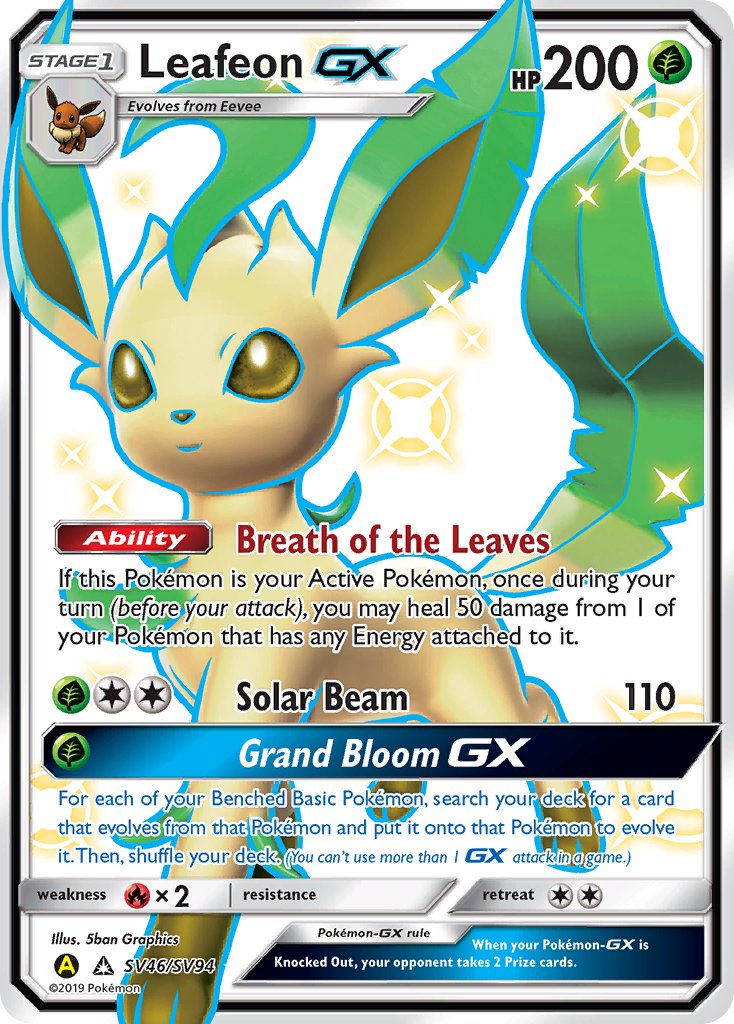 Leafeon-GX Ultra Prism SET-SV46