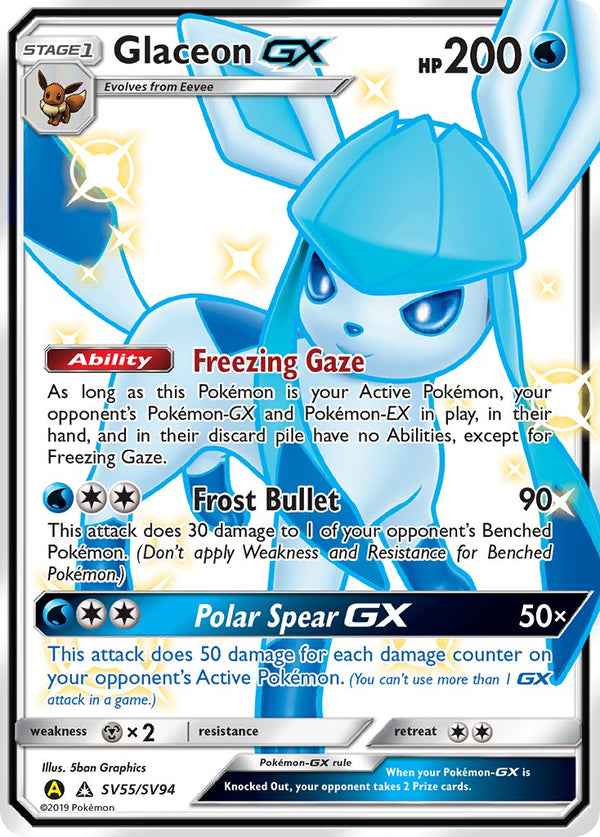 Glaceon-GX Ultra Prism SET-SV55