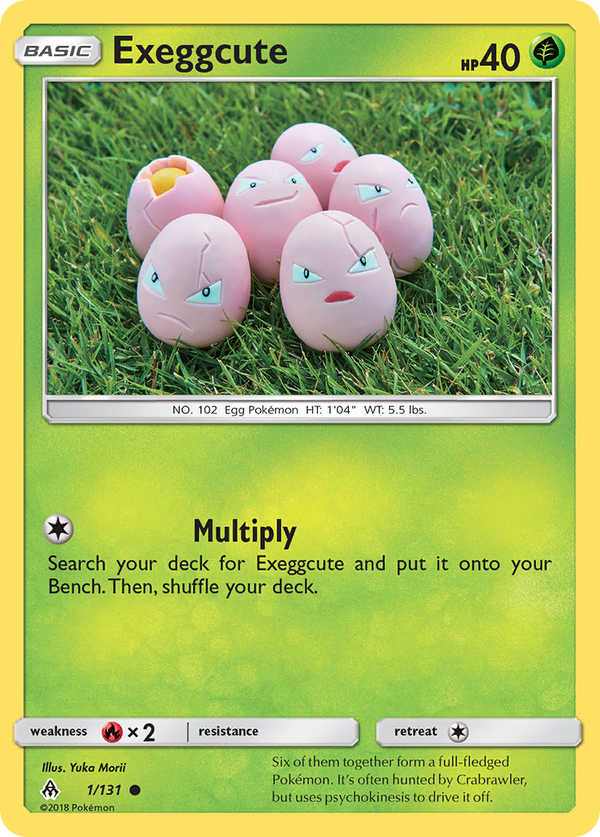 Exeggcute Forbidden Light SET-1