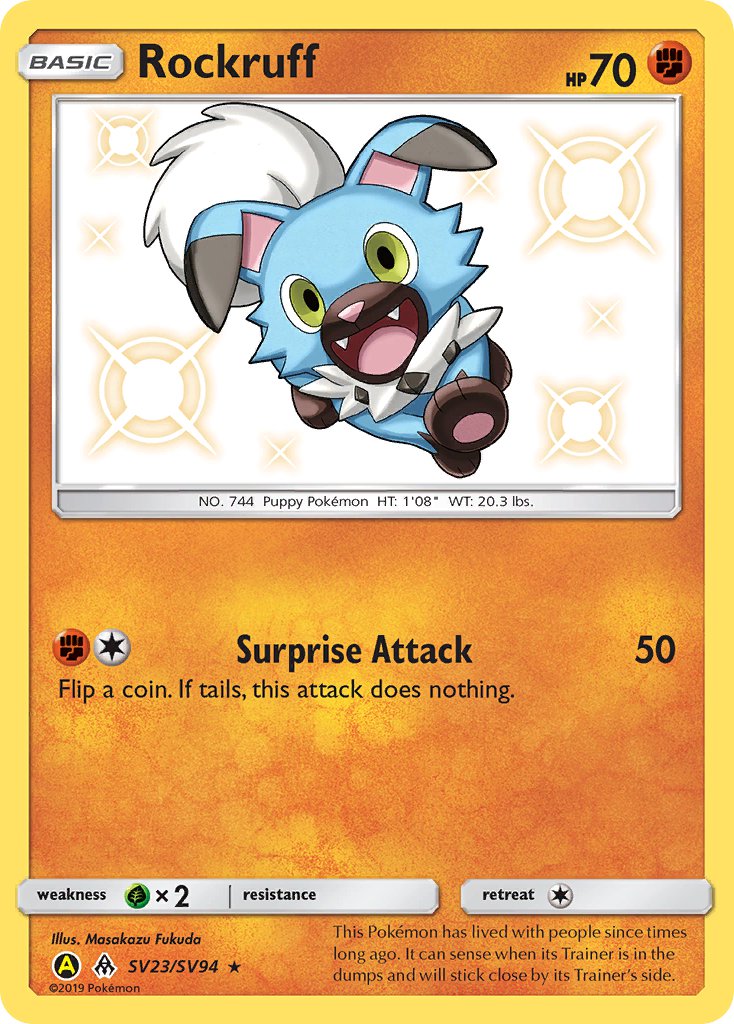 Rockruff Forbidden Light SET-SV23