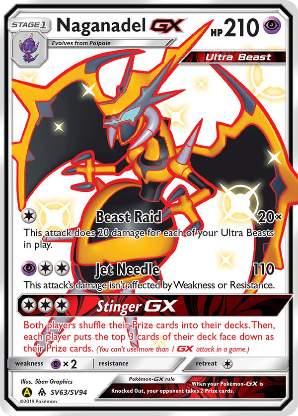 Naganadel-GX Forbidden Light SET-SV63