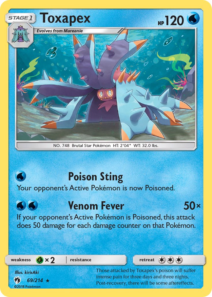 Toxapex Lost Thunder SET-69