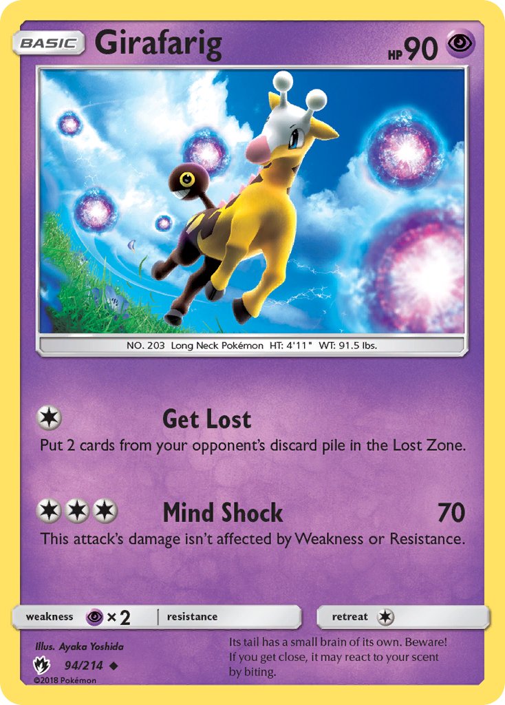Girafarig Lost Thunder SET-94