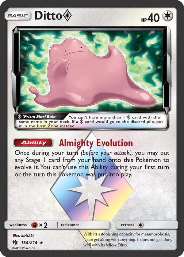 Ditto Prism Star Lost Thunder SET-154