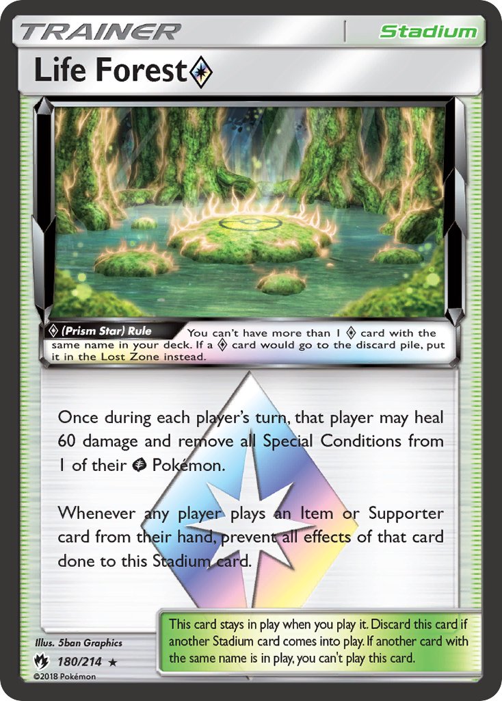 Life Forest Prism Star Lost Thunder SET-180
