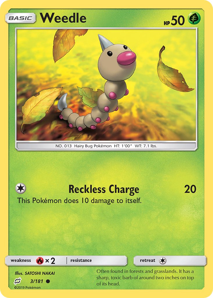 Weedle Team Up SET-3