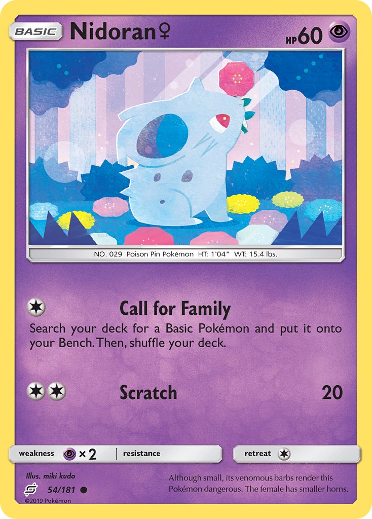 Nidoran Female Team Up SET-54