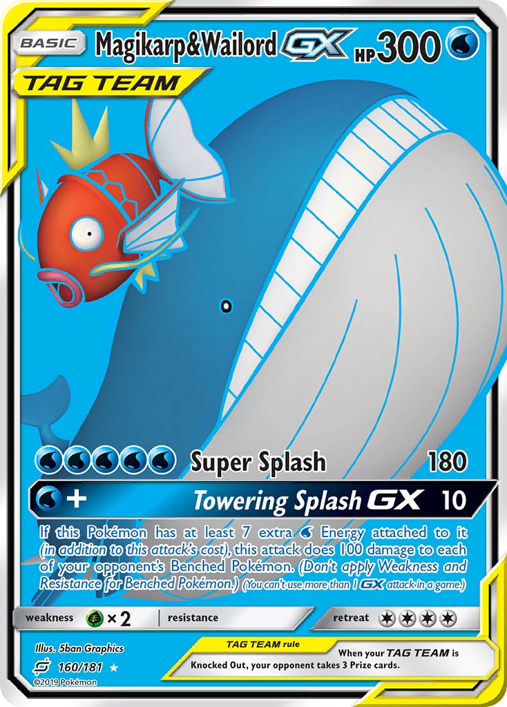 Magikarp & Wailord-GX Team Up SET-160