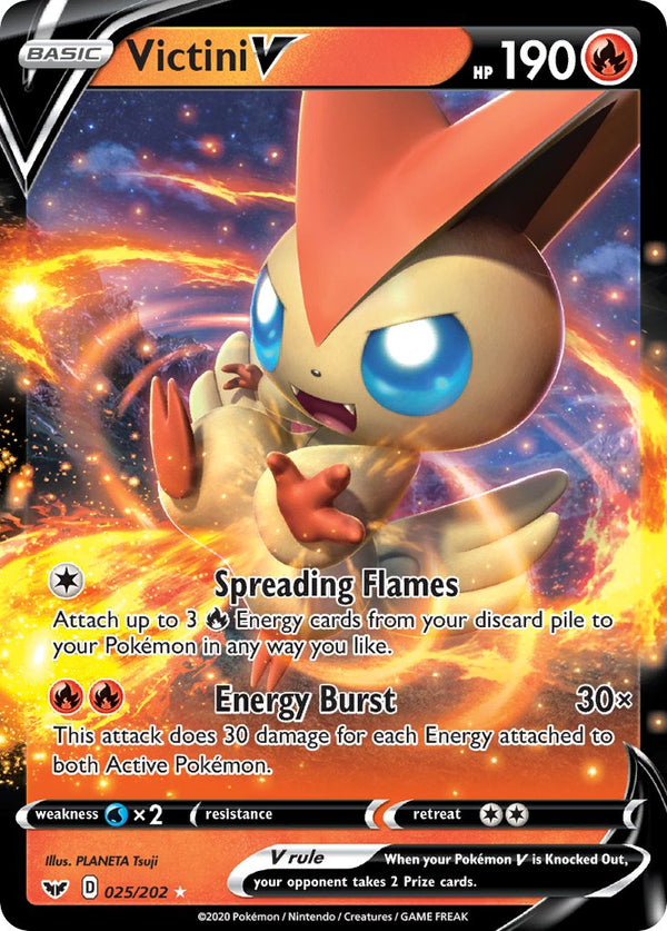 Victini V Sword & Shield SET-025
