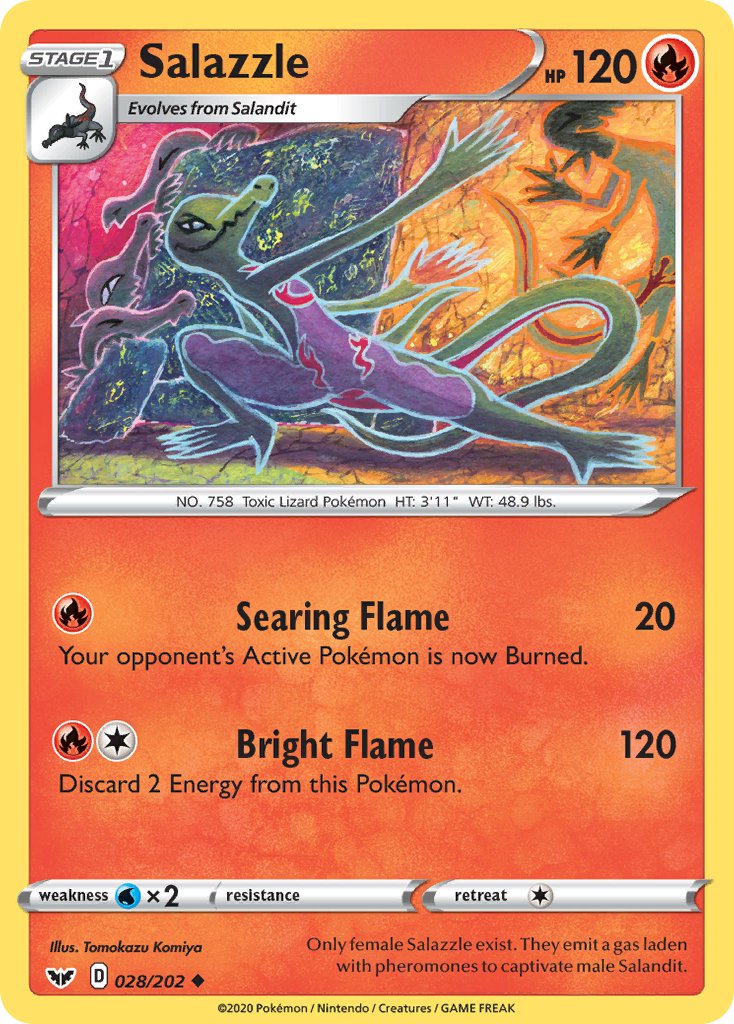 Salazzle Sword & Shield SET-028