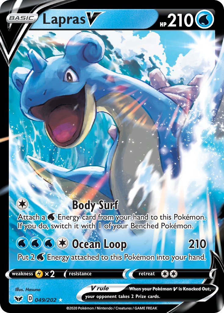 Lapras V Sword & Shield SET-049