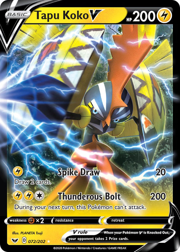 Tapu Koko V Sword & Shield SET-072