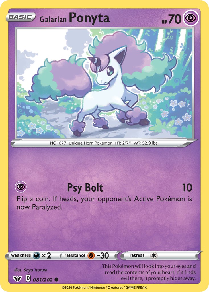 Galarian Ponyta Sword & Shield SET-081