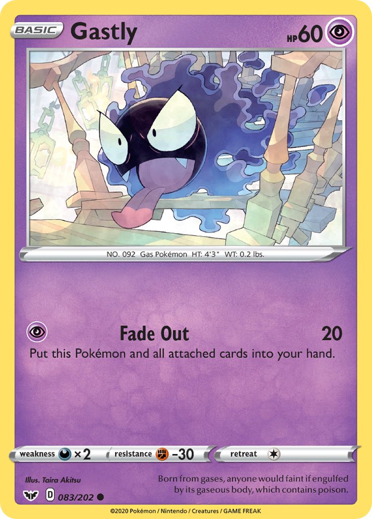 Gastly Sword & Shield SET-083