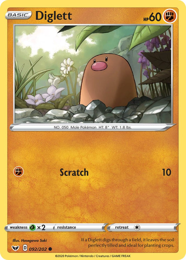 Diglett Sword & Shield SET-092