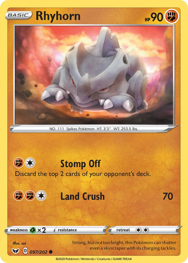 Rhyhorn Sword & Shield SET-097